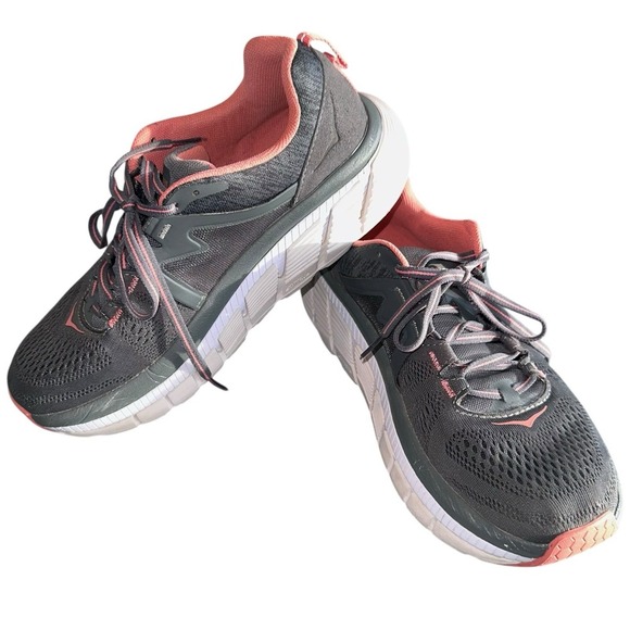 Hoka One One Gaviota 2 Women's Size 9 Running Shoes Gray Walking Cross trainers - Picture 1 of 10